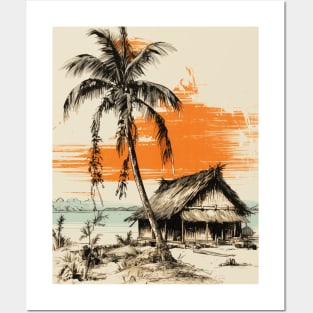 Tiki Hut Posters and Art